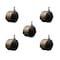 Service Caster 2-3/8'' Floor Safe Antique Hooded Twin Wheel Caster 3/8 Threaded Stem, 5PK SCC-TS02S60D-NYU-WA-382458-5 - alternate 1